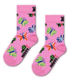 Happy Socks Παιδική Κάλτσα Σετ 2 Ζευγάρια για Κορίτσι Πολύχρωμες P000807-Kids-2-Pack-Butterfly-Socks - Image 3